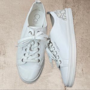 calvin klein women's frances wedge sneakers